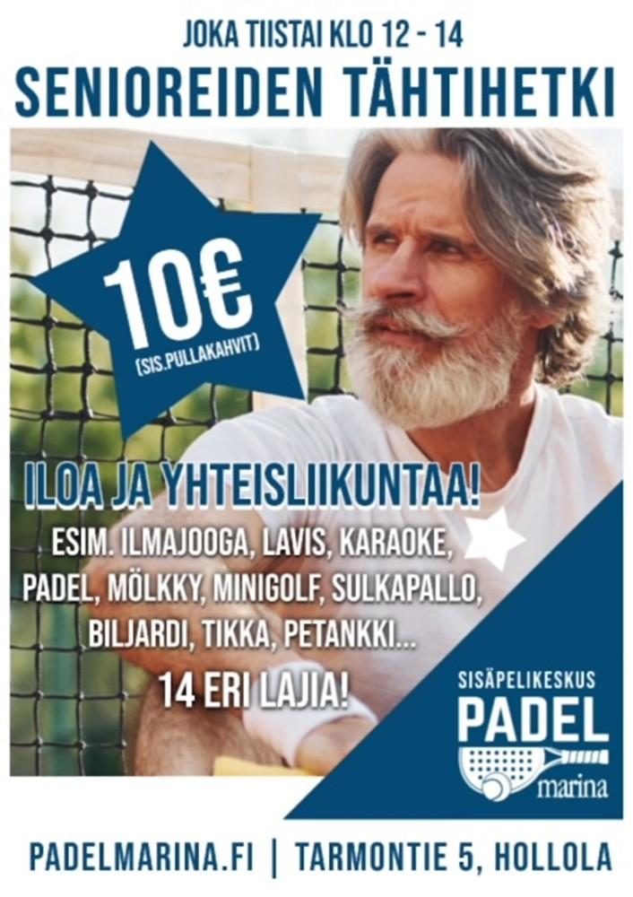 Senioreiden tähtihetki