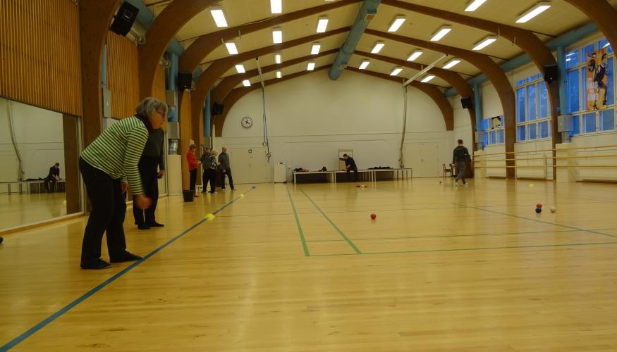 voimistelusali, pallot